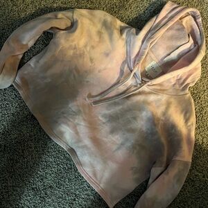 Tie-Dye Hoodie in Pastel Shades